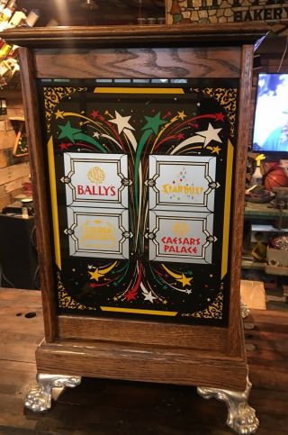 Vintage Slot Machine Stand