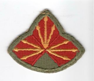 Ww 2 United States Army Anti - Aircraft Command Southern Patch Inv J301