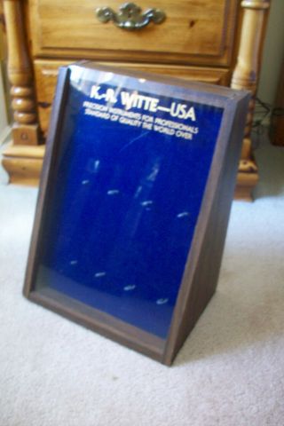 Vintage Advertising Counter Display.  K.  - R.  Witte - Usa.  Precision Instruments
