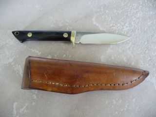 R.  W.  Wilson Custom Knife Weirton,  Wv.  With Sheath Vintage
