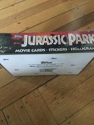 1992 Vintage Topps Jurassic Park Movie Trading Cards Factory Box 36 Packs 2