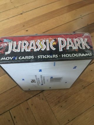 1992 Vintage Topps Jurassic Park Movie Trading Cards Factory Box 36 Packs 3
