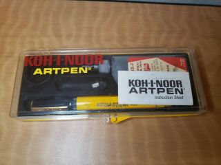 Vintage Koh - I - Noor Artpen 3050 Fountain Pen W/ Black India Ink