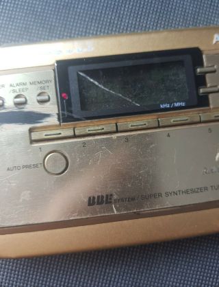 Vintage Rare Aiwa HS - JX2000 Amorphous Gold Cassette Player Walkman Anniversary 4