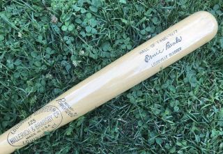 Vtg Nos Ernie Banks Louisville Slugger H&b 1977 Hall Of Fame Baseball Bat 34”