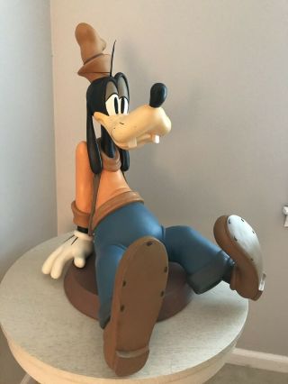 Walt Disney Parks Resorts Big Fig Figurine " Goofy " Statue Rare Collectible Resin
