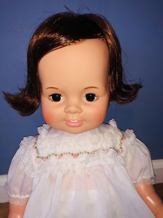 Vintage 1972 Ideal Corp.  23 " Lifesize Baby Chrissy With Growing Hair