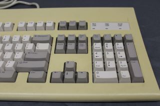 RARE Vintage Silicon Graphics SGI AT101 White Keyboard ALPS 9500829 BIGFOOT 4