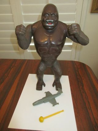 Vintage King Kong Against The World - Mego 1978 - Kong,  Plane,  & Dart Only