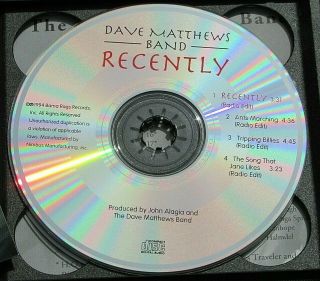 DAVE MATTHEWS BAND - Pumpkin - Recently - US PROMO ONLY - Tune Up 29 - Bama Rags - DMB - RARE 4