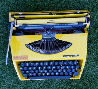 Vintage Retro Adler T - A Organisation Typewriter Complete Well Holland Vgc