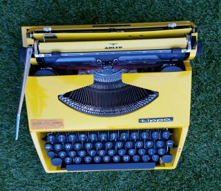 Vintage Retro Adler T - A Organisation Typewriter Complete Well Holland VGC 2