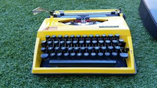 Vintage Retro Adler T - A Organisation Typewriter Complete Well Holland VGC 5