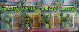 Vintage 1988 Teenage Mutant Ninja Turtles: All 4 Turtles In Package
