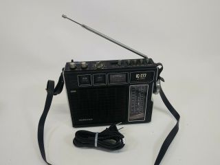 Vintage Toshiba Transistor Radio Ic - 777 Mw Sw Fm 3 Band Rare Read