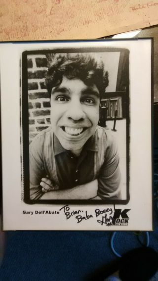 Vintage Baba Booey Signed K - Rock Photo.  Howard Stern.  Choppers.