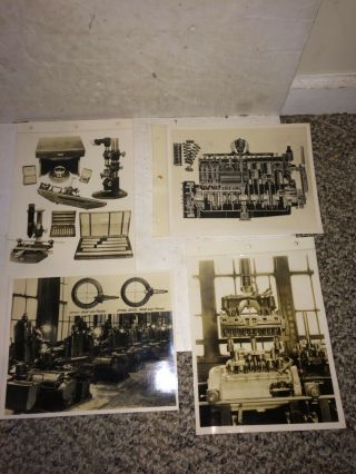 4 Vintage 20s 1928 Packard Dealer Photographs,  Salesman Sales Educational Course