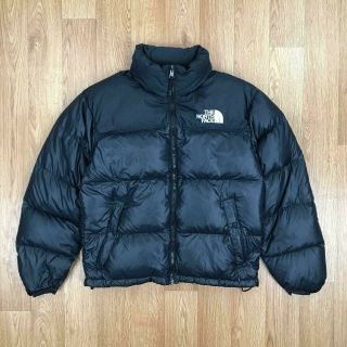 Vintage The North Face Mens 700 Down Nuptse Jacket | Puffer Coat | Small S Black