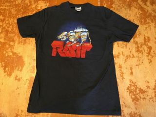 Vintage 1984 Ratt Shirt T - Shirt Motley Crue Ozzy Osbourne Iron Maiden