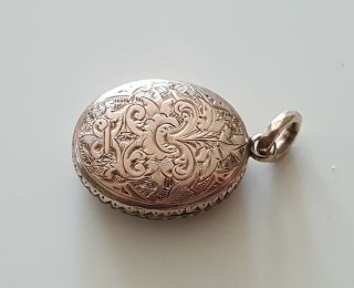 Antique Victorian Rose Gold Fronted Locket 5.  2g Photo Picture Pendant 4