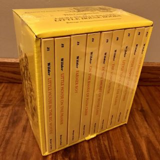 Vtg Little House On The Prairie Complete Boxed Set Books Laura Ingalls Wilder