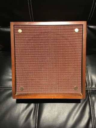 Vintage Norelco Speaker Model Ad 5277 M 12” Dual Cone Loudspeaker - In Wood Case