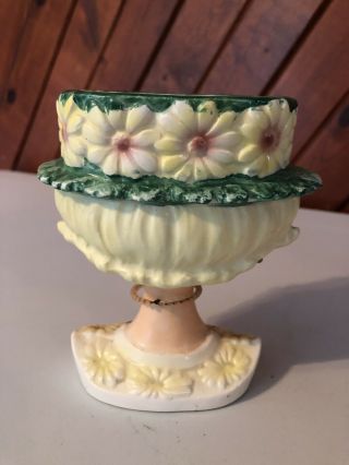 Rare Vintage Lipper & Mann Lady Head Vase 15/61 3