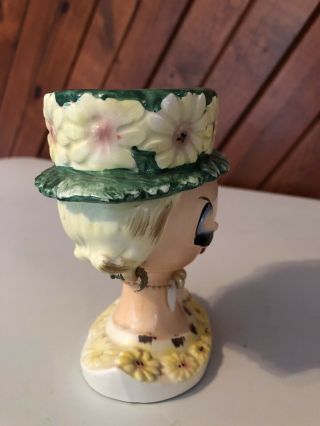Rare Vintage Lipper & Mann Lady Head Vase 15/61 4