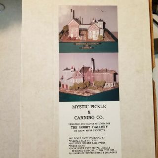 Ho Crow River Mystic Pickle & Canning Hobby Gallery Craftsman Kit Nib Oop Rare