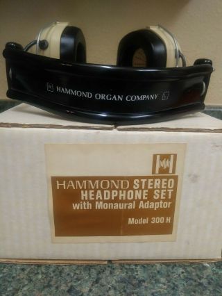 Vintage Hammond Organ Headphones In