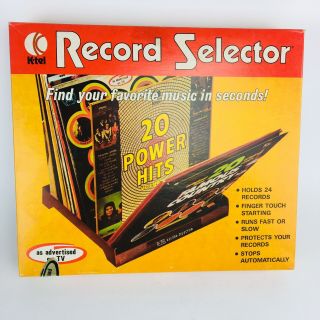 Vintage Rare Ktel Record Selector Vinyl Organizer Old Stock