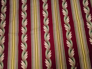 Vintage Barkcloth Fabric Early 20th Cent.  5 1/2 Yds X 48 " Home Dec