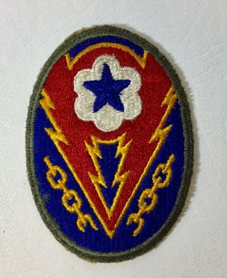 World War Ii Us Army European Theater Of Operations Advanced Base Patch