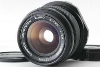 【rare Mint】olympus Om - System Zuiko Shift 35mm F2.  8 Mf Lens From Japan 1010