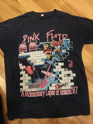 Vintage Pink Floyd A Momentary Lapse Of Reason Tour Concert T - Shirt Xl 1987