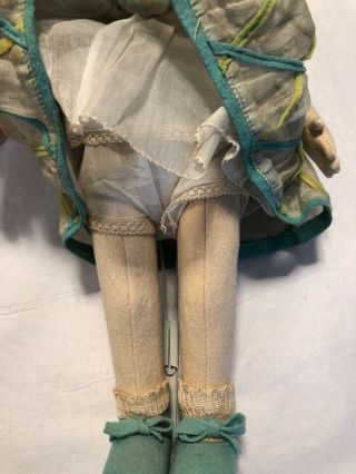 Wonderful Antique 14” Lenci Child Doll All 5