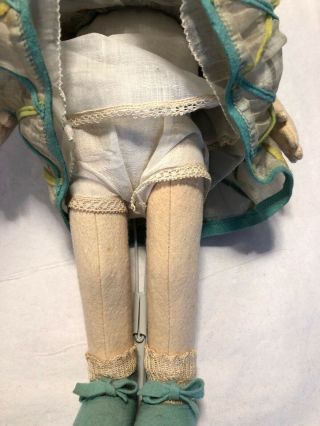 Wonderful Antique 14” Lenci Child Doll All 6