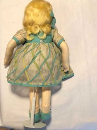 Wonderful Antique 14” Lenci Child Doll All 7