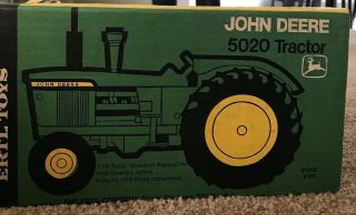Vintage Ertl 1/16 John Deere 5020 Short Yellow Stripe Decal Diesel Tractor 555 5
