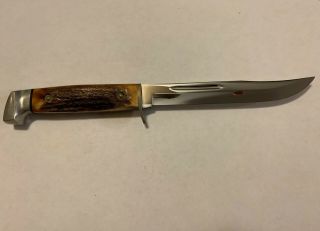 Vintage Case XX Usa Fixed Blade Piggyback Twin Finn Knife Set - 8