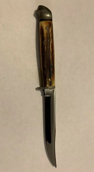 Vintage Case XX Usa Fixed Blade Piggyback Twin Finn Knife Set - 9