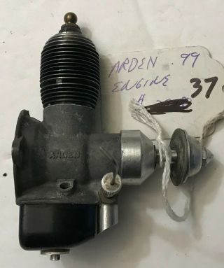 Vintage Arden.  099 Glow Ignition Engine For Model Airplane