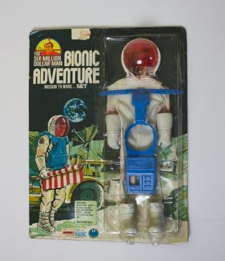 Vintage Six Million Dollar Man Bionic Adventure Set Mission To Mars Nos