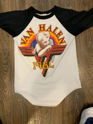 1984 Vintage Van Halen Tour Shirt Concert Shirt