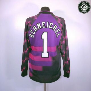 Peter Schmeichel 1 Manchester United Vintage Umbro Football Gk Shirt 1996/97 (m)