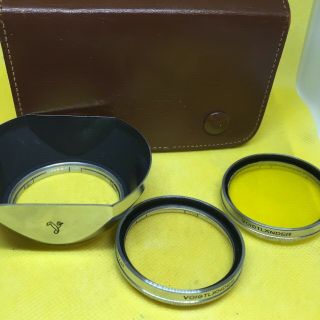Vintage Voigtlander Lens Hood And Filter Set