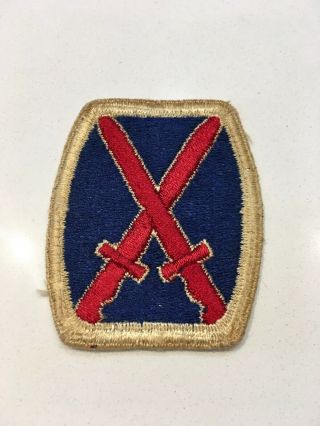 Wwii U.  S.  Army 10th Mountain Division Bayonets Patch