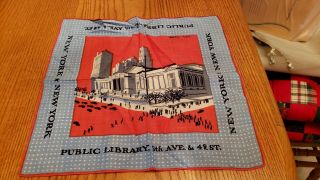 Tammis Keefe York Public Library Hankie Handkerchief