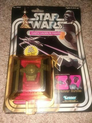 Vintage 1977 Kenner Star Wars Darth Vader Tie Fighter  Rare