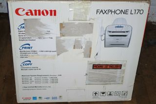 Canon FAXPHONE L170 Business Laser Performance Printer - Rare 3